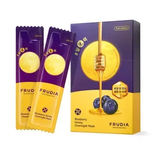 FRUDIA - Set de mascarillas nocturnas de miel y arándano Blueberry Honey Overnight Mask