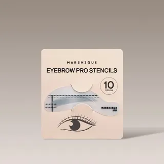 MARSHIQUE - Eyebrow Pro Drawing Guide Set 10 pcs
