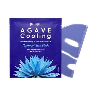 PETITFEE - Mascarilla Agave Cooling Hydrogel Face Mask Set 5uds