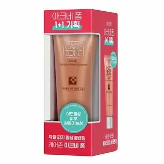CAREZONE - Acne Clarifying Foam Cleanser Duo Set 2 pcs