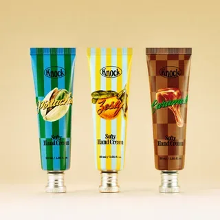 Knock, - Softy Hand Cream - 3 Types Zesty
