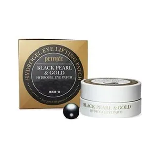 PETITFEE - Parche de ojos de perla negra y oro Black Pearl & Gold Eye Patch 60 uds.